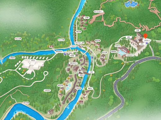 锡林浩特结合景区手绘地图智慧导览和720全景技术，可以让景区更加“动”起来，为游客提供更加身临其境的导览体验。